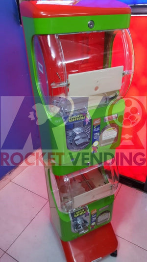 Todo Incluido Maquina 2 Pulgadas 10 Pesos + Huevo Sorpresa Ch10 - Rocket Vending Todo en Chicleras