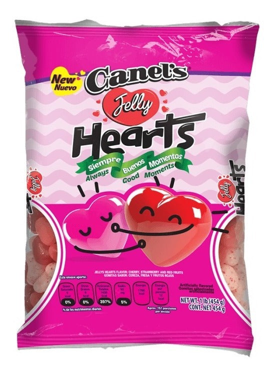 Jelly Hearts Canels Deliciosos Corazones 4 Kg Dg - Rocket Vending Todo en Chicleras