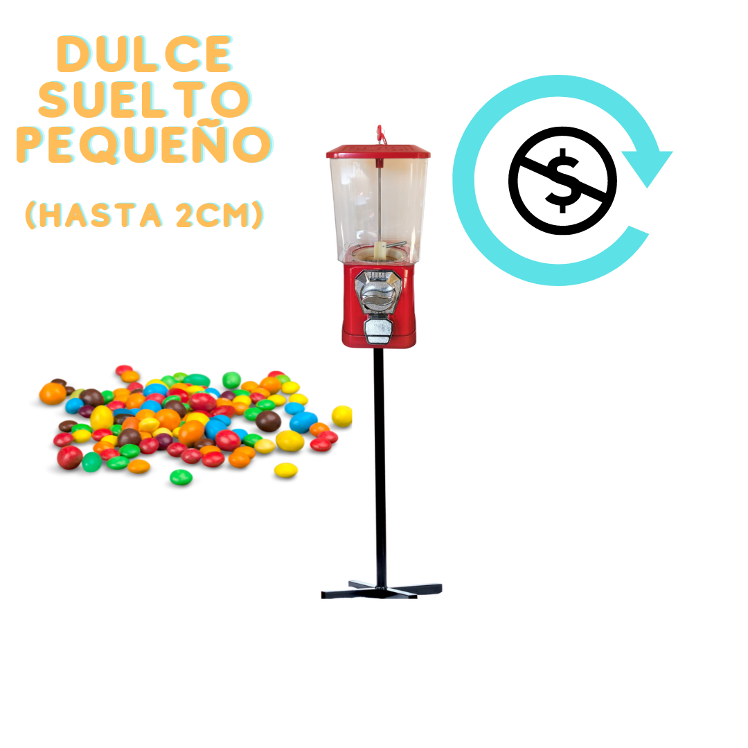 Arma tu Chiclera vending Todo incluido + base  + producto - Rocket Vending Todo en Chicleras