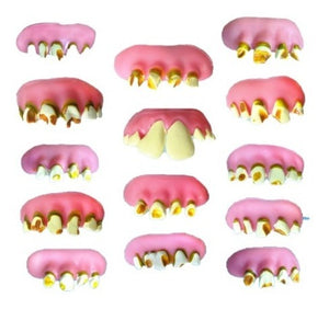 Dentaduras Chuecas Juguete Encapsulado 2 Pulgadas 50 Pzas 2p - Rocket Vending Todo en Chicleras