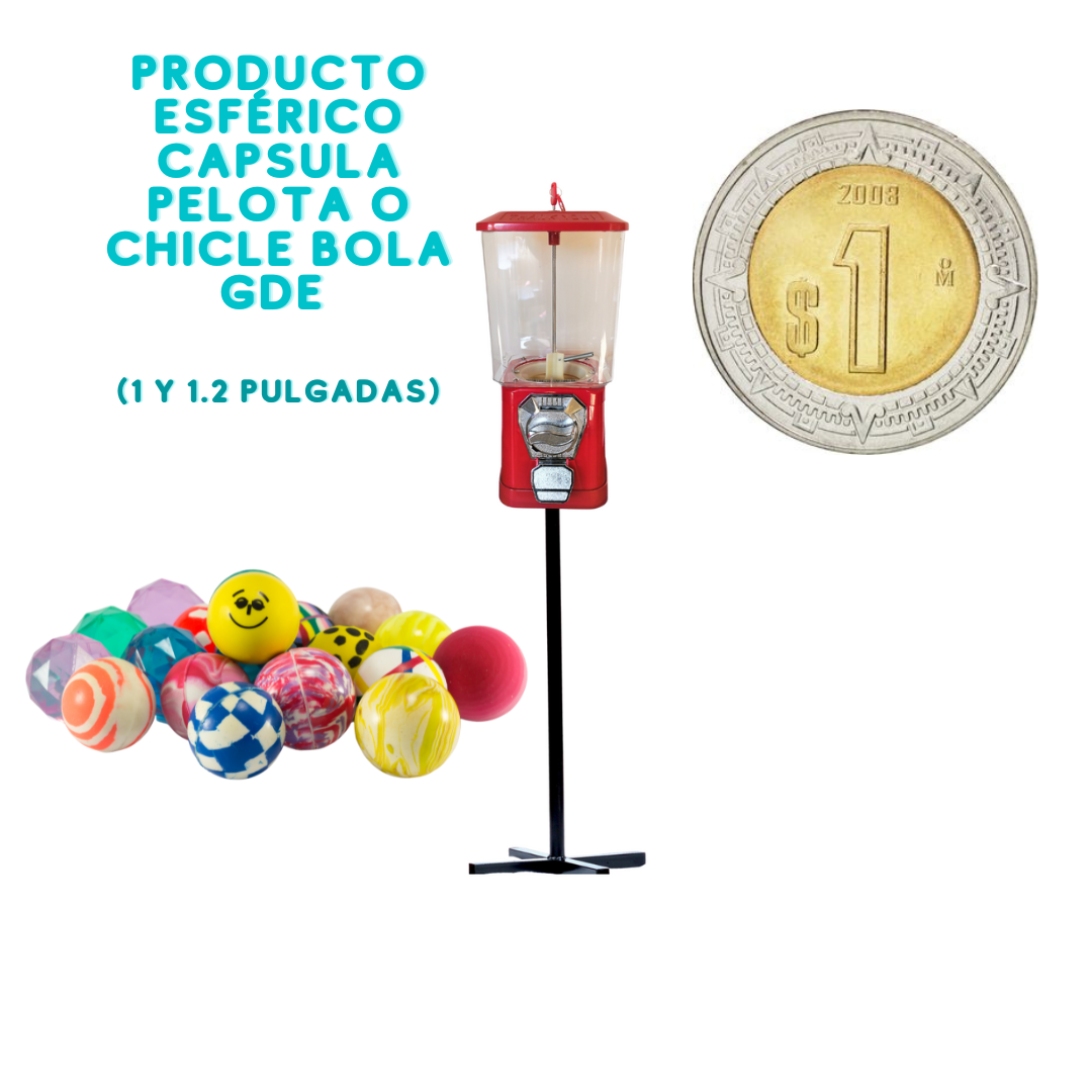 Arma tu Chiclera vending Todo incluido + base  + producto - Rocket Vending Todo en Chicleras