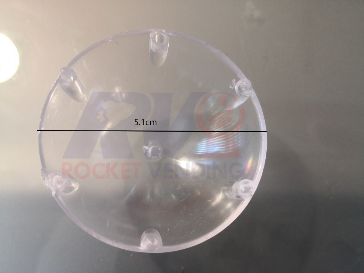 500 Capsulas Esfera 2 Pulgadas Vacía 2p Transparentes - Rocket Vending Todo en Chicleras