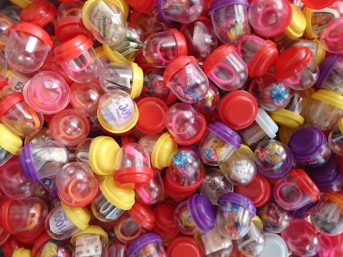 500 Capsulas Bellota Con Premio 1 Pulgada Chiclera  1p - Rocket Vending Todo en Chicleras