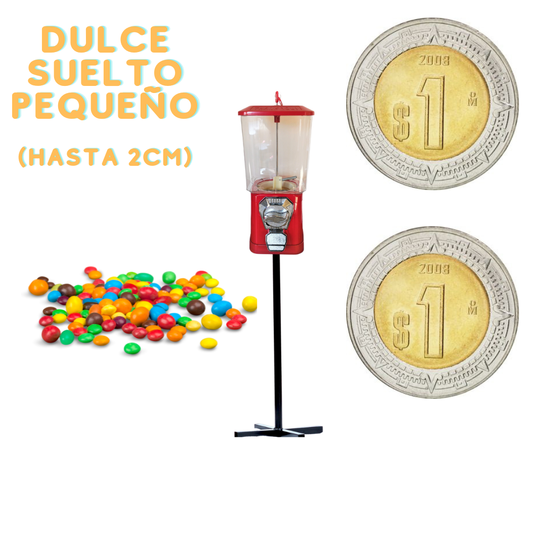 Arma tu Chiclera vending Todo incluido + base  + producto - Rocket Vending Todo en Chicleras