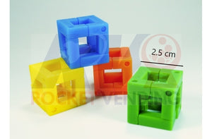 Cubo Armable 3d Juguete Encapsulado 50 Pzas 2p - Rocket Vending Todo en Chicleras