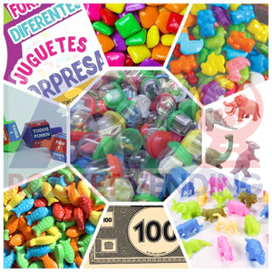 500 Capsulas Bellota Con Premio 1 Pulgada Chiclera  1p - Rocket Vending Todo en Chicleras