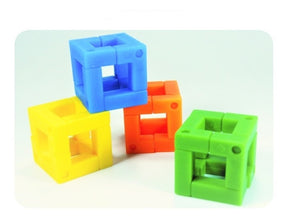 100 Cubos Armables 3d Juguete Suelto Js - Rocket Vending Todo en Chicleras