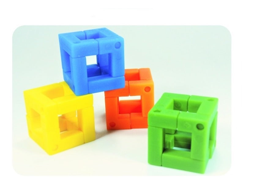 100 Cubos Armables 3d Juguete Suelto Js - Rocket Vending Todo en Chicleras