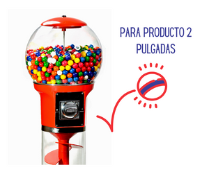 Chiclera Espiral Para 2 o 1 Pulgadas Cobro $5 $10 o $20 Ch10 - Rocket Vending Todo en Chicleras