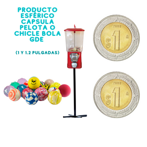 Arma tu Chiclera vending Todo incluido + base  + producto - Rocket Vending Todo en Chicleras