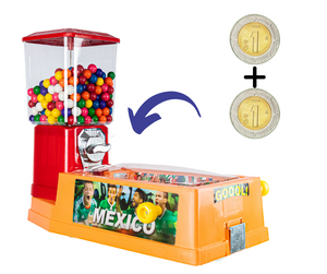 Maquina Vending Chiclera Eagle + Base + Futbolito interactiva Ich - Rocket Vending Todo en Chicleras