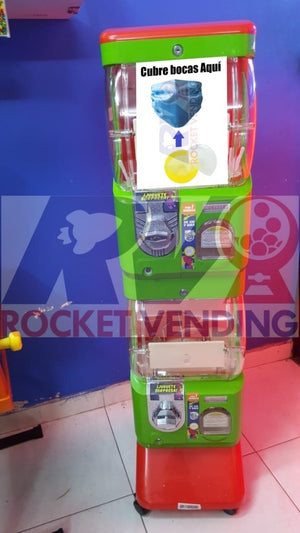 Cubre Bocas Encapsulado P Maquina Capsula 2 Pulgadas 50 Pzs - Rocket Vending Todo en Chicleras