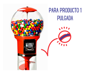 Chiclera Espiral Para 2 o 1 Pulgadas Cobro $5 $10 o $20 Ch10 - Rocket Vending Todo en Chicleras