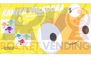 Ranitas Voladoras 50 Pzas Encapsulada 2 Pulgadas2p - Rocket Vending Todo en Chicleras
