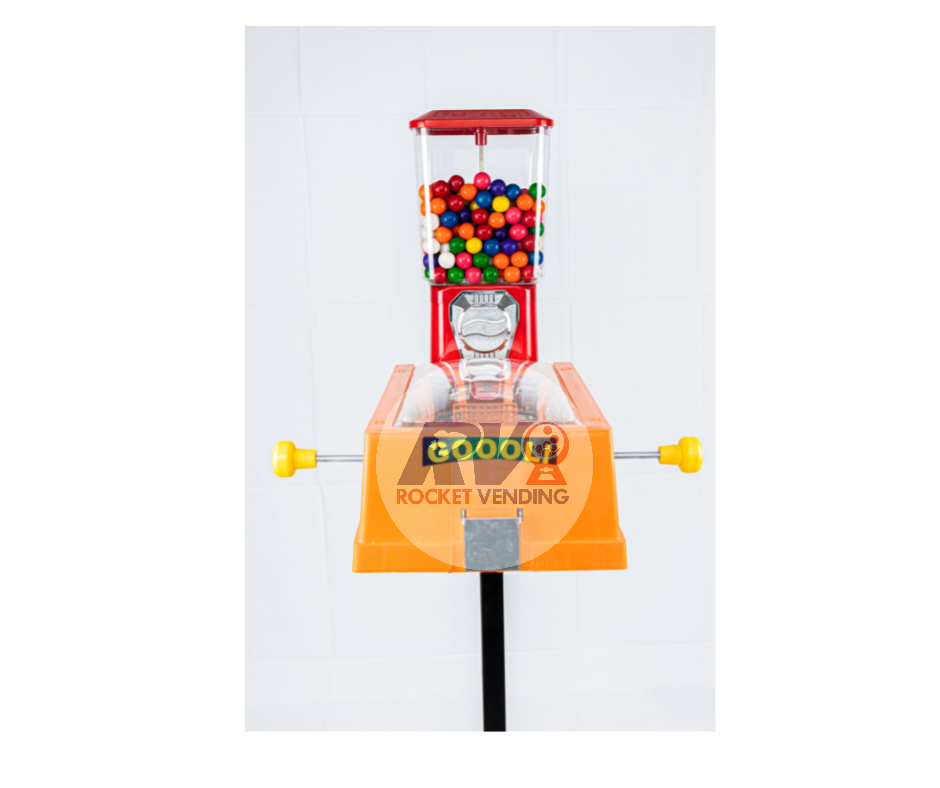 Maquina Vending Chiclera Eagle + Base + Futbolito interactiva Ich - Rocket Vending Todo en Chicleras