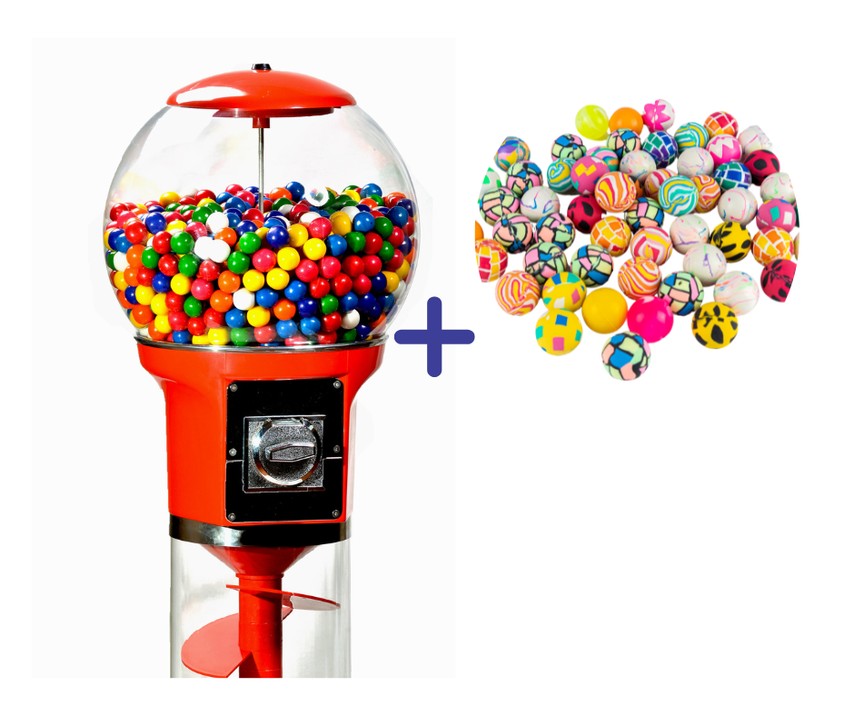 Chiclera Espiral Para 2 o 1 Pulgadas Cobro $5 $10 o $20 Ch10 - Rocket Vending Todo en Chicleras
