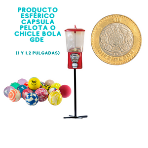 Arma tu Chiclera vending Todo incluido + base  + producto - Rocket Vending Todo en Chicleras