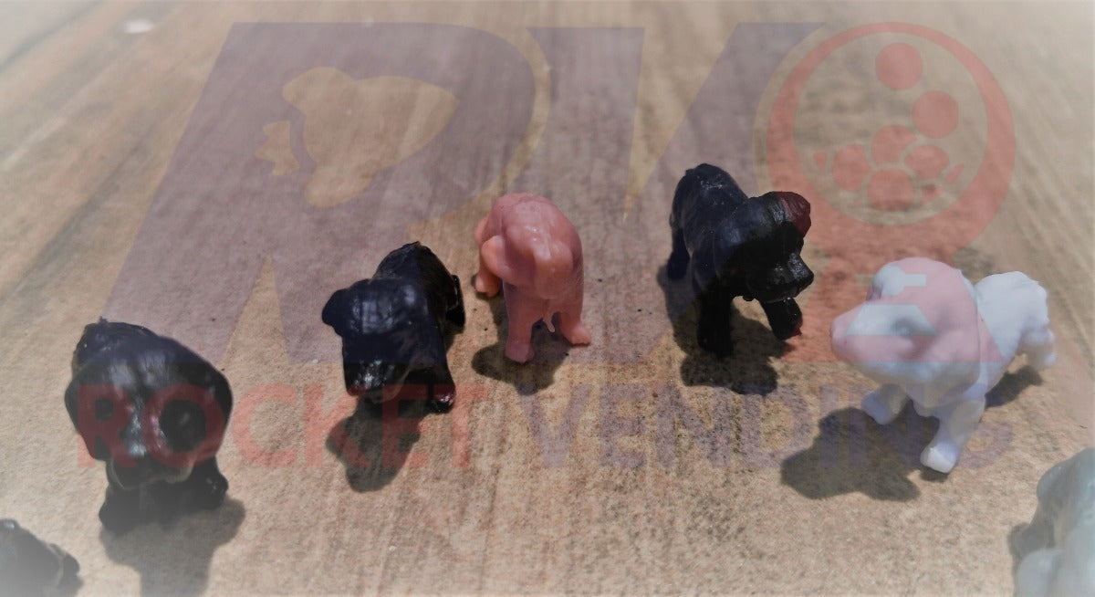 100 Perritos Figurita Económica Surtidos Juguete Suelto Js - Rocket Vending Todo en Chicleras