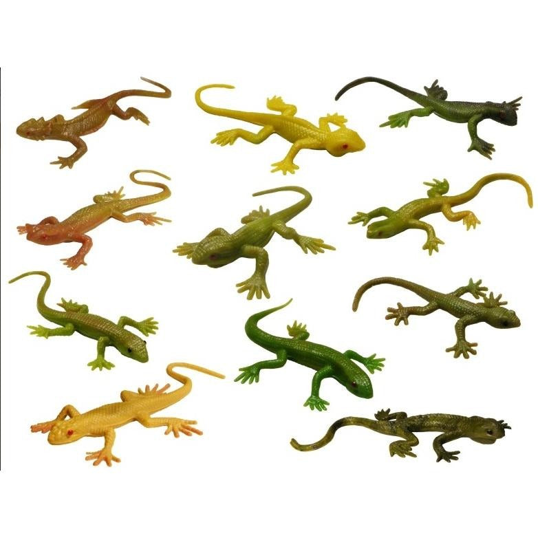 Iguanas Plástico Juguete Encapsulado Pulgadas 50 Pzas 2p