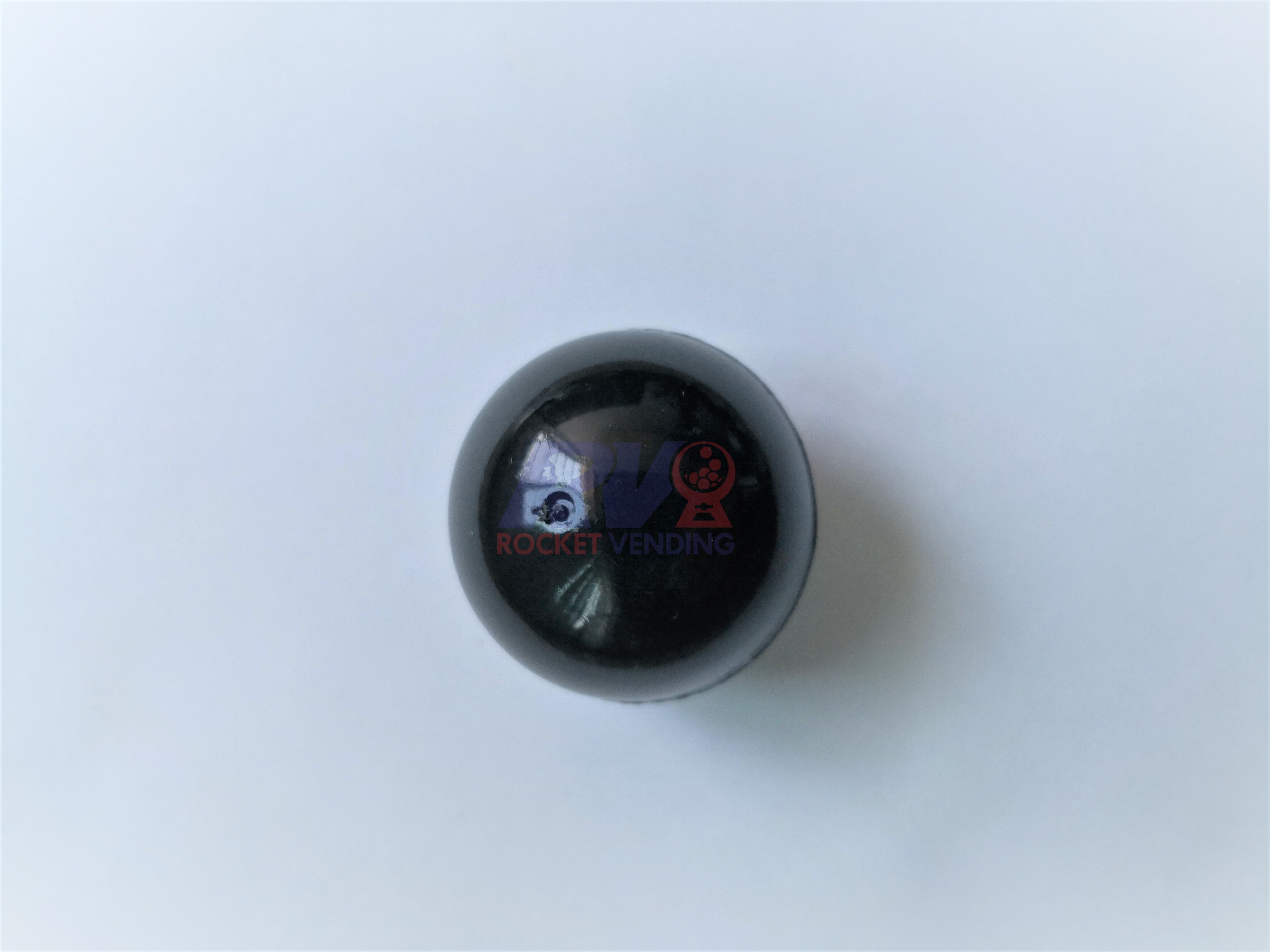 100 Capsulas Vacías Resellables Negras 3cm 1 Pulgada 1p - Rocket Vending Todo en Chicleras