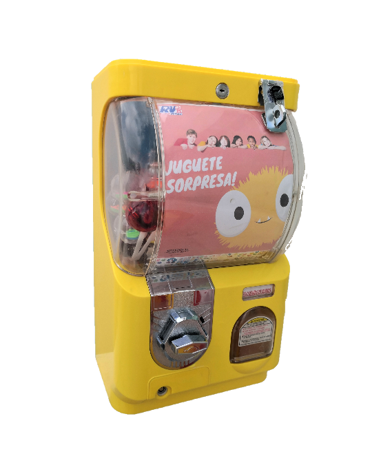 Maquina Juguetera Vending 10 pesos para 2 pulgadas pelota o capsula - Rocket Vending Todo en Chicleras