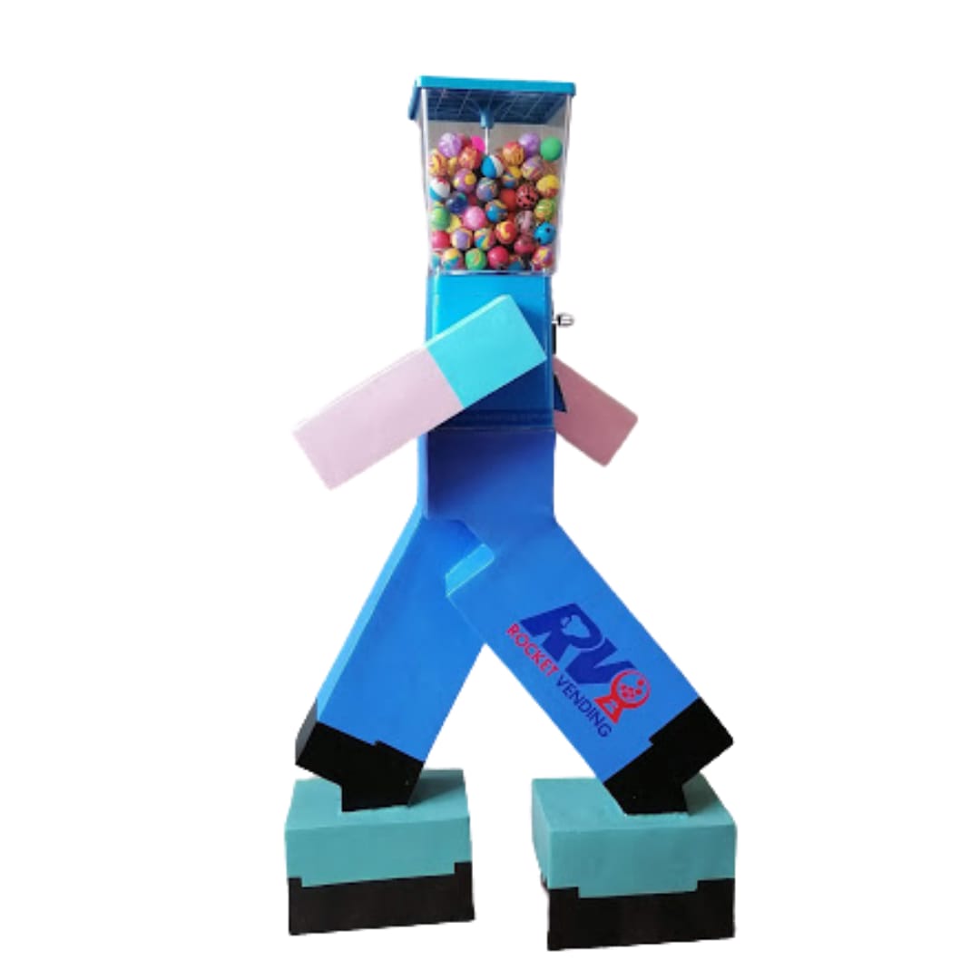 Maquina Animada Pixel cobro 10, 5 o 2 pesos - Rocket Vending Todo en Chicleras