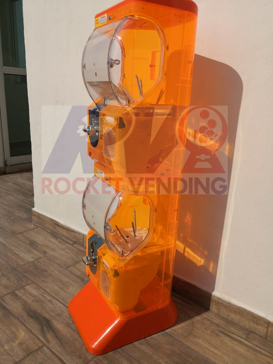 Máquina Juguetera Torre Producto 2 Pulgadas Cobro A $30 Ch10 - Rocket Vending Todo en Chicleras