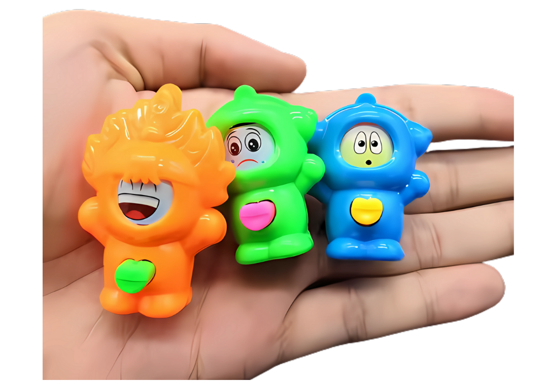 100 Muñequito Changing Face encapsulado 2 pulgadas 2P