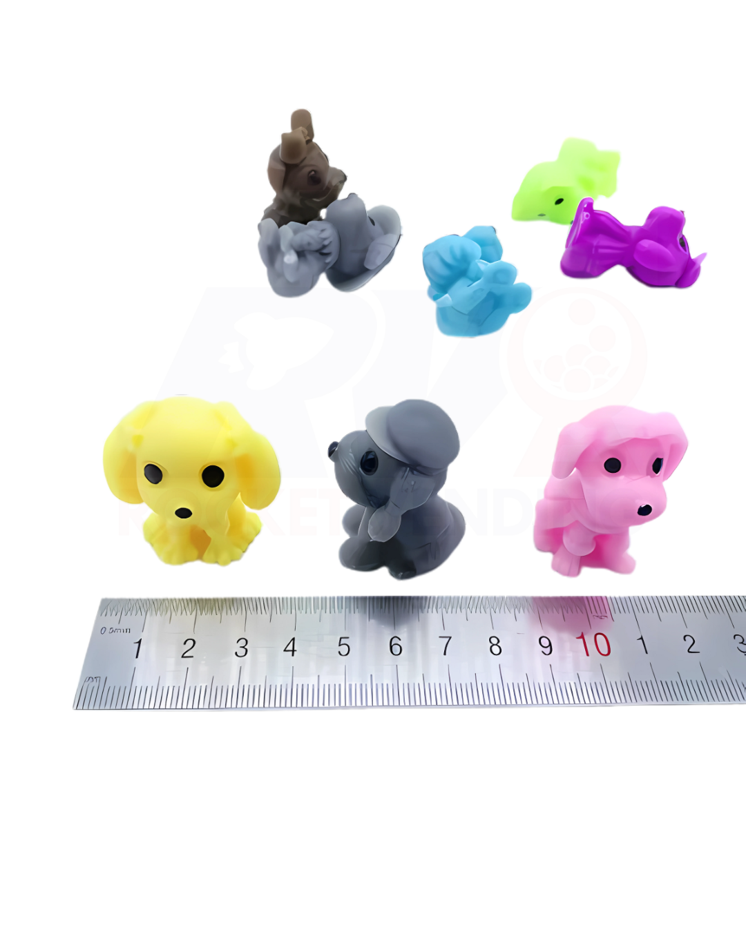 100 perritos apachurrables 2 pulgadas 2P - Rocket Vending Todo en Chicleras