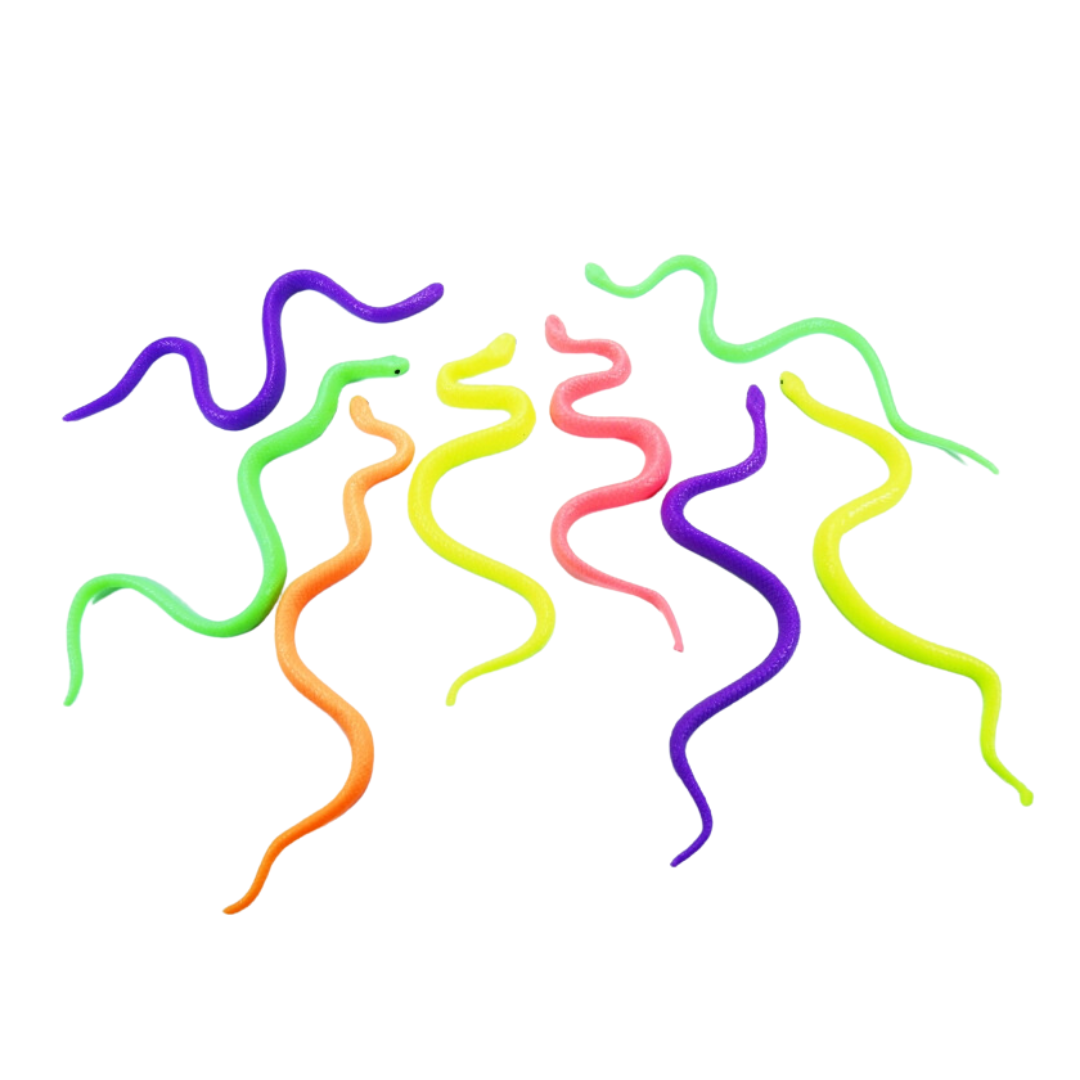 100 Serpientes Vivoras en colores juguete suelto JS