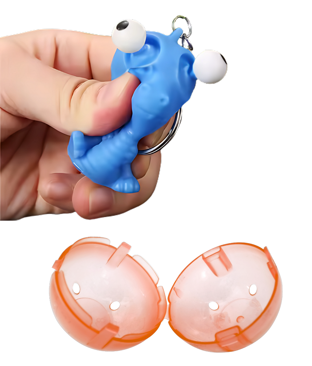 Eye Popers animalitos ojos saltones 100 pzas encapsuladas 2 pulgadas 2p