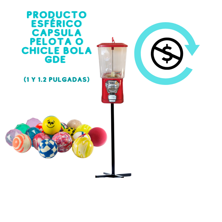 Arma tu Chiclera vending Todo incluido + base  + producto - Rocket Vending Todo en Chicleras