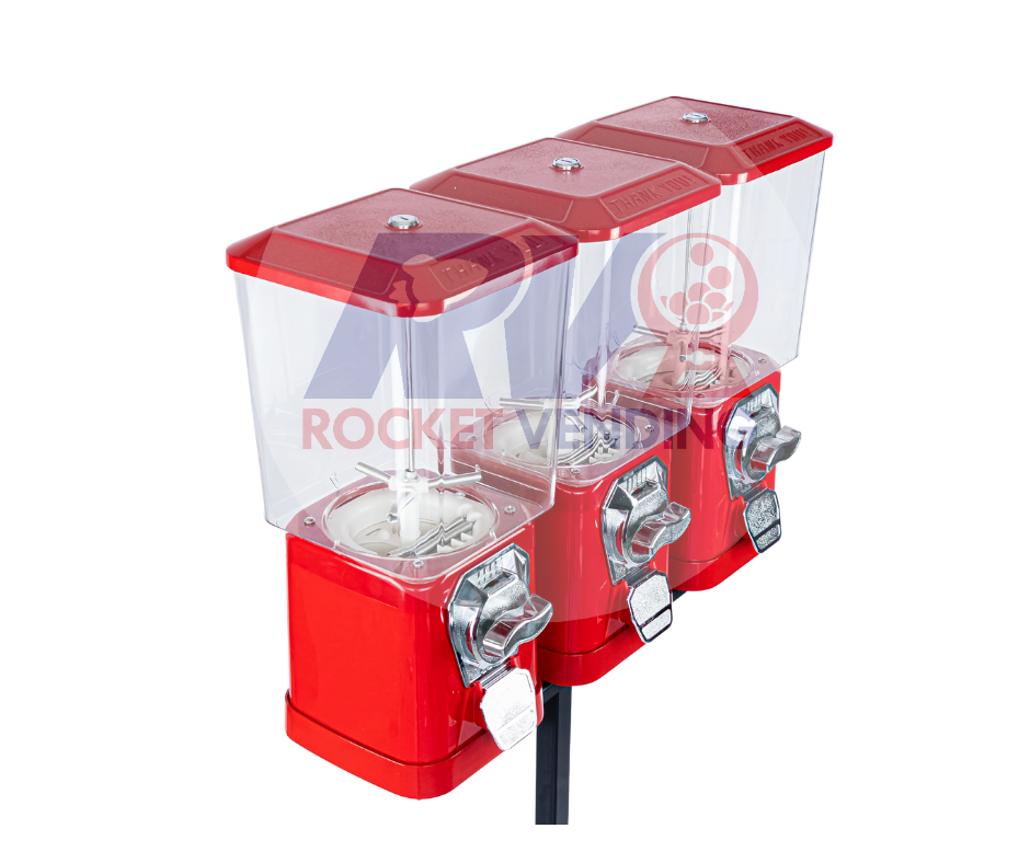 Paquete triple emprendedor "Creciendo tu negocio" Dulcería y juguetería - Rocket Vending Todo en Chicleras