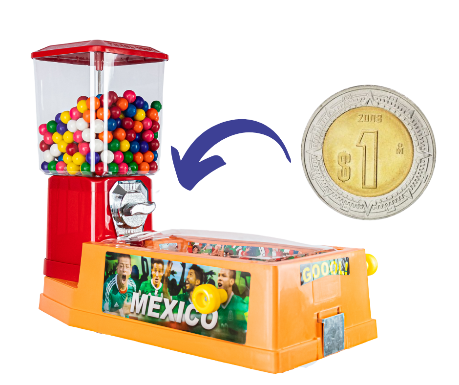 Máquinas Chicleras y Juguetes en México. El Mejor Precio