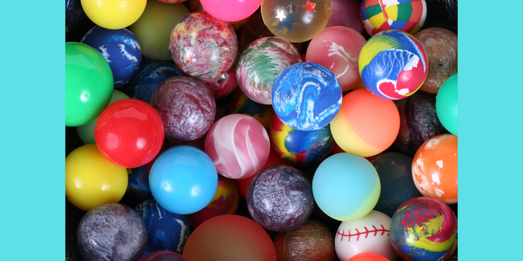 100 pelotas botonas en 1.4 pulgadas 1p - Rocket Vending Todo en Chicleras