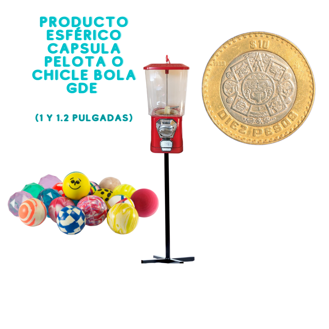 Arma tu Chiclera vending Todo incluido + base  + producto - Rocket Vending Todo en Chicleras