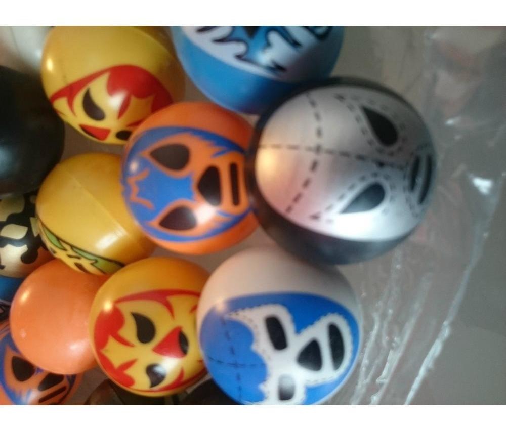 Pelota Luchador 1 Pulgada Hueca 500 Pzas 1p - Rocket Vending Todo en Chicleras