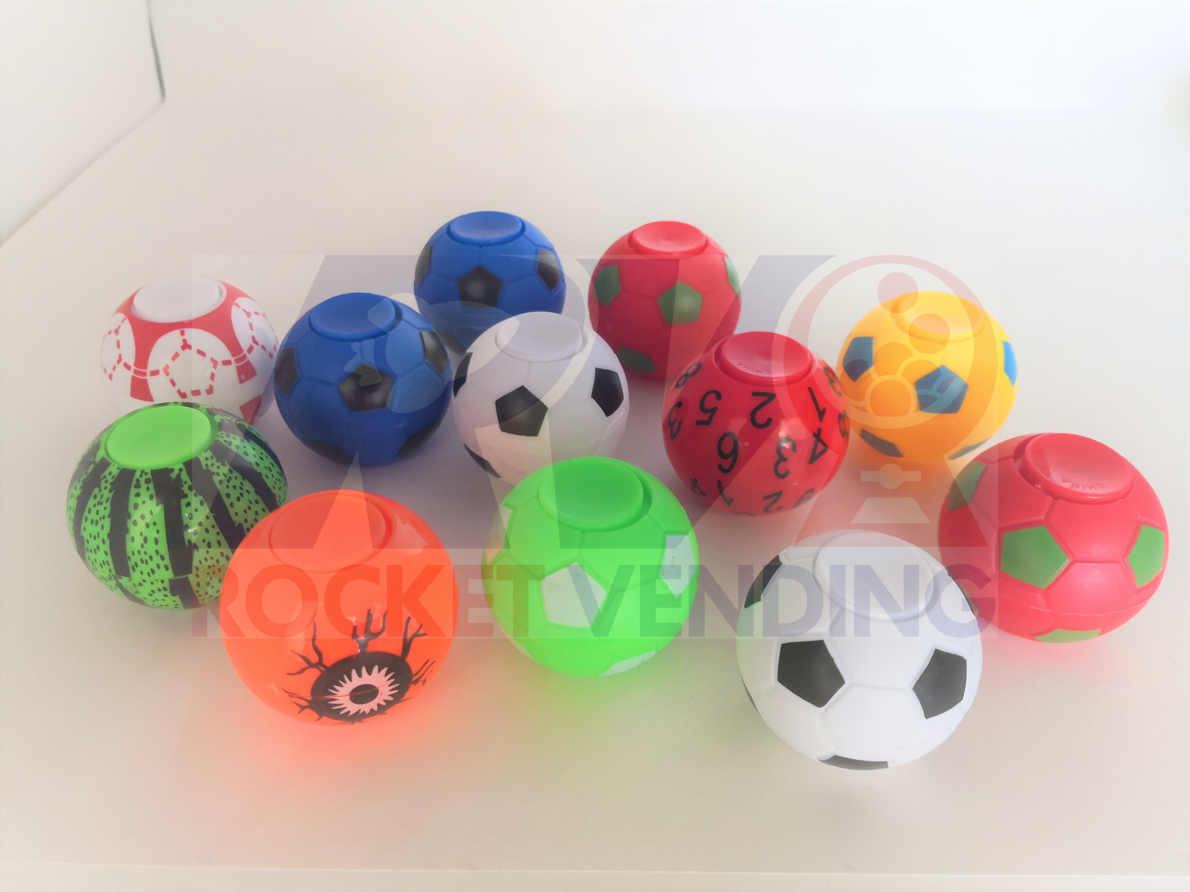 50 Spinner Balon 2 Pulgadas Colores Juguete 2 Pulgadas 2 - Rocket Vending Todo en Chicleras