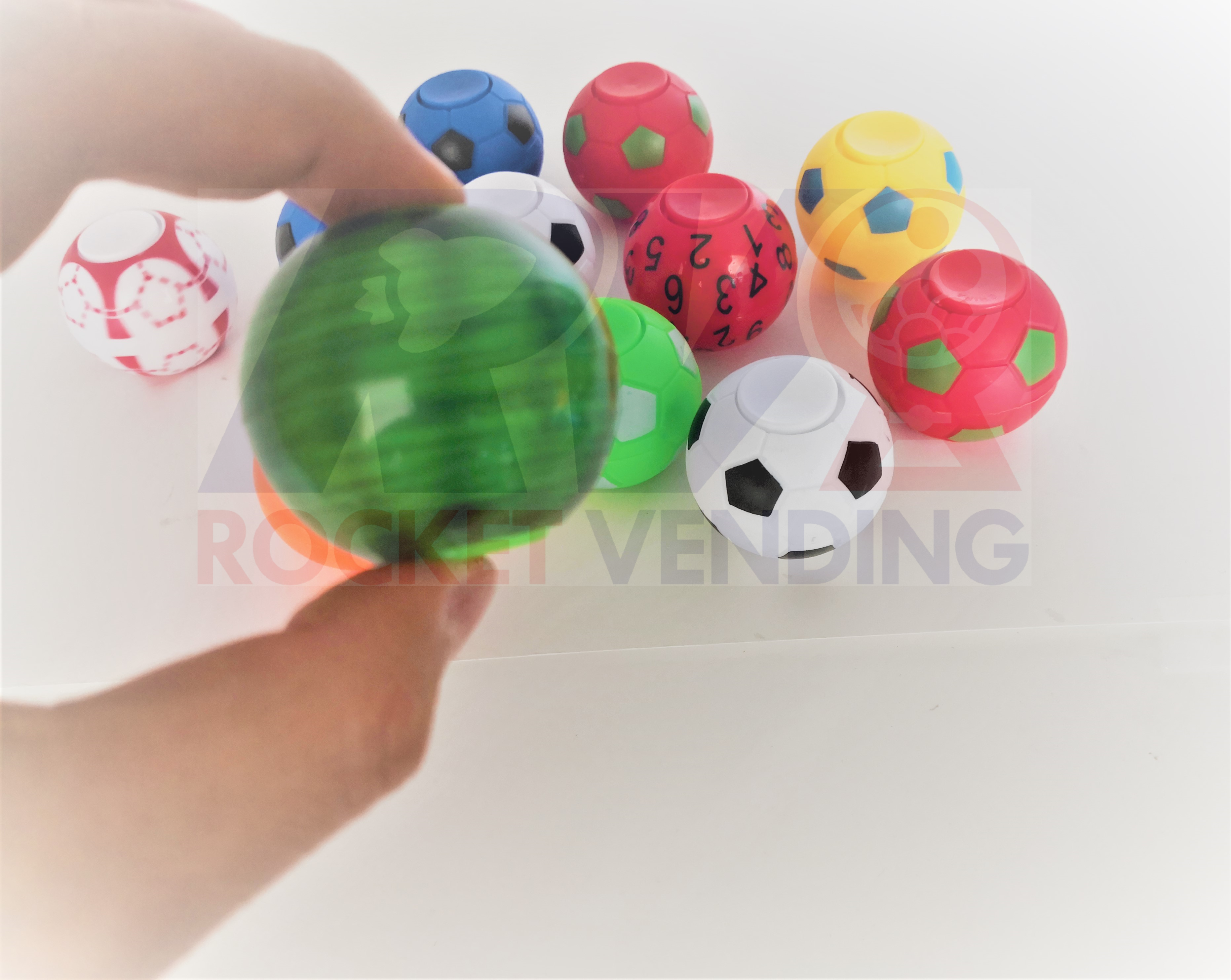 50 Spinner Balon 2 Pulgadas Colores Juguete 2 Pulgadas 2 - Rocket Vending Todo en Chicleras