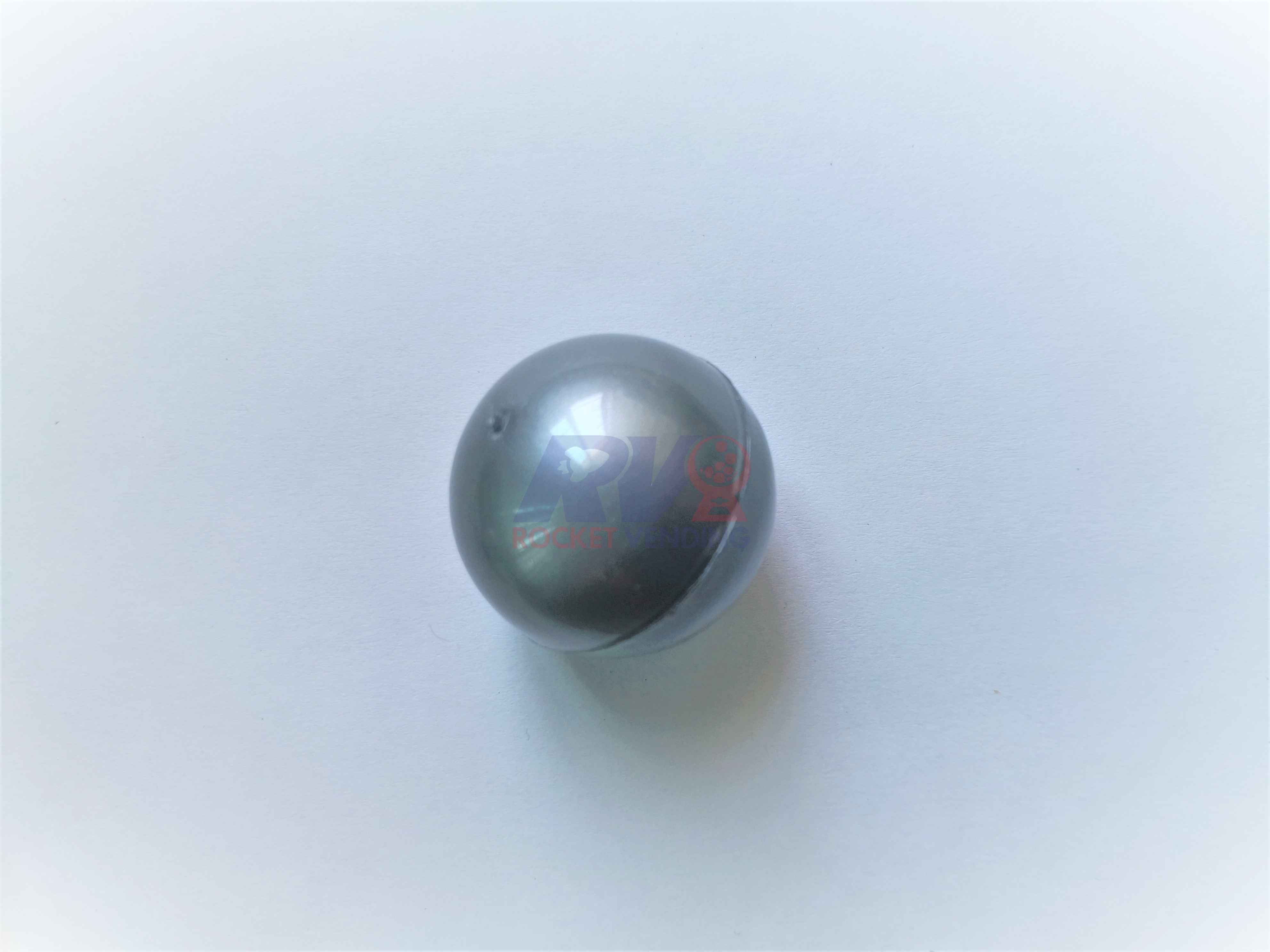 100 Capsulas Color Gris Vacías Resellables 3cm 1 Pulgada 1p - Rocket Vending Todo en Chicleras