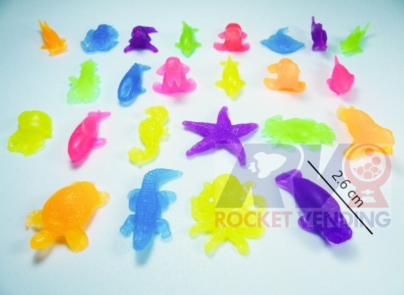 250 Mini Animalitos Marinos Mar Juguete Suelto Js - Rocket Vending Todo en Chicleras