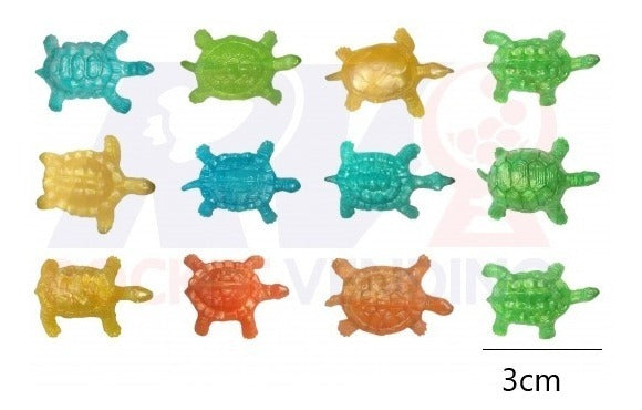 200 Mini Tortugas Juguete Suelto Js - Rocket Vending Todo en Chicleras