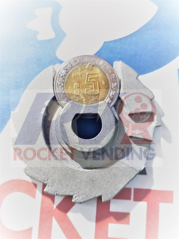 Disco 5 Pesos Monedero Chiclera Eagle Rch - Rocket Vending Todo en Chicleras